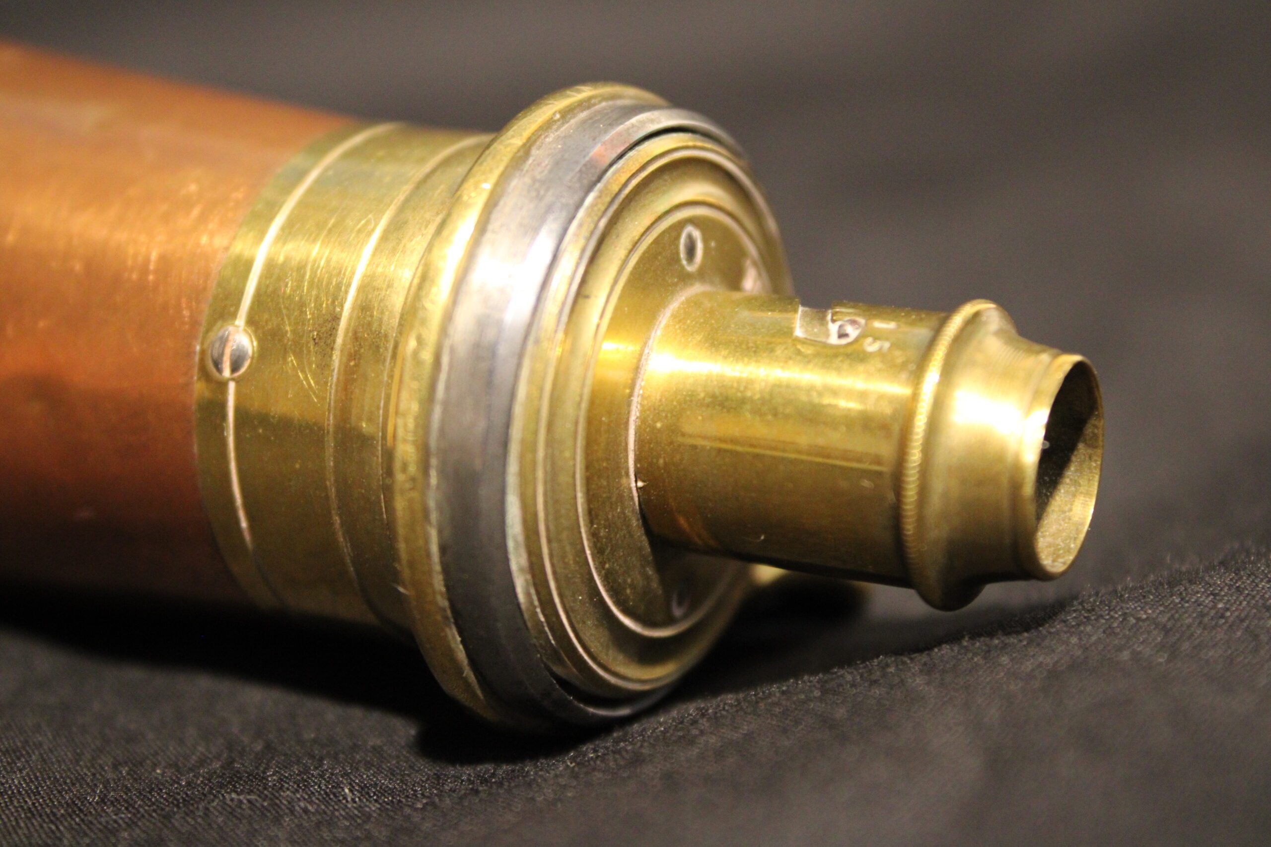 Michel Boche A Paris Copper and Brass Powder Flask - Image 9