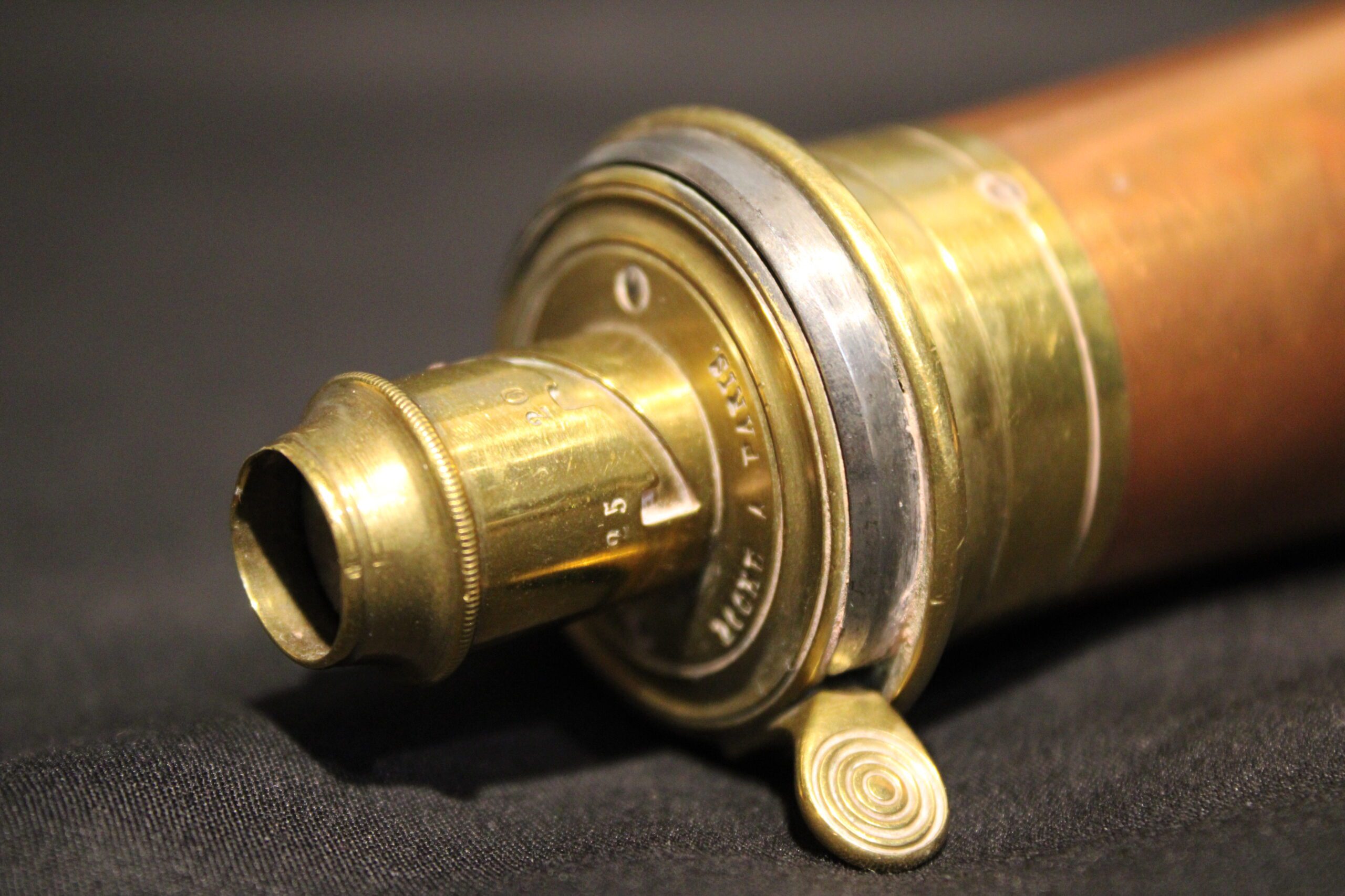 Michel Boche A Paris Copper and Brass Powder Flask - Image 10