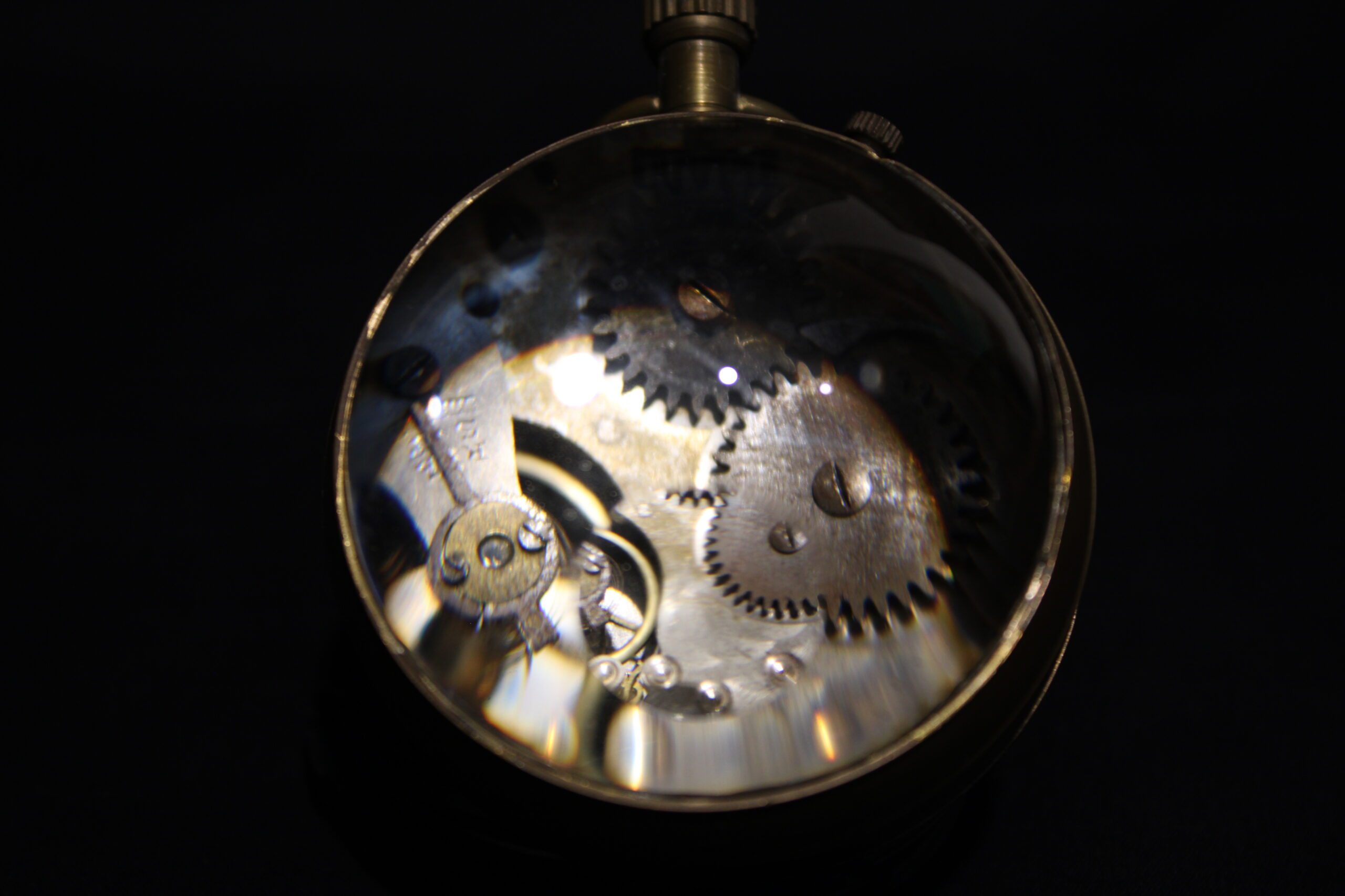 Roskopf Glass Ball or Globe Desk Clock - Image 4