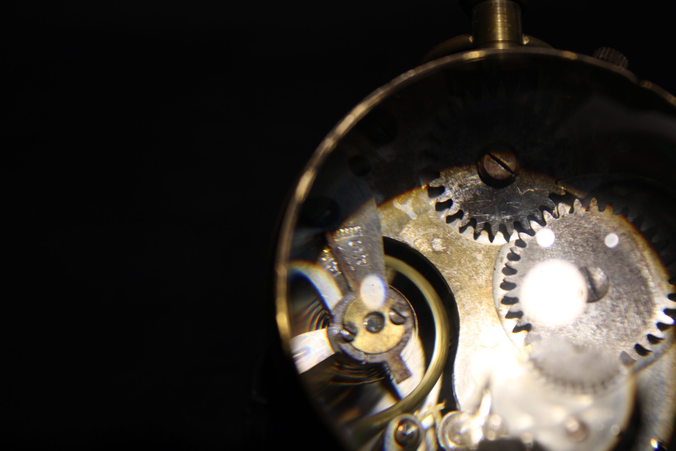 Roskopf Glass Ball or Globe Desk Clock - Image 5