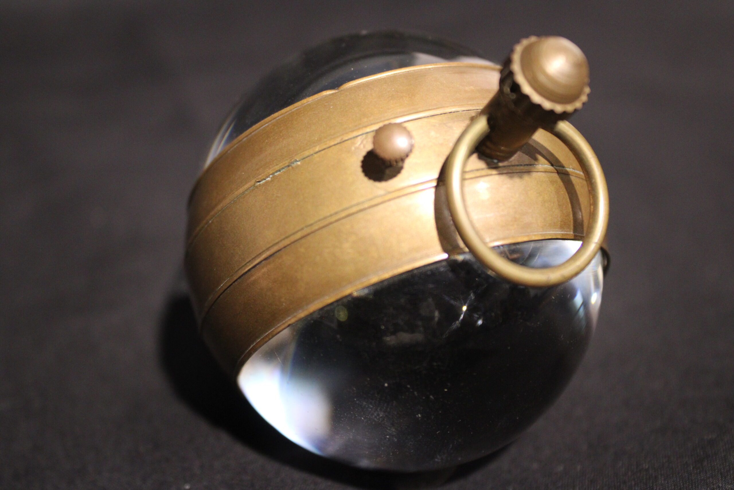 Roskopf Glass Ball or Globe Desk Clock - Image 8