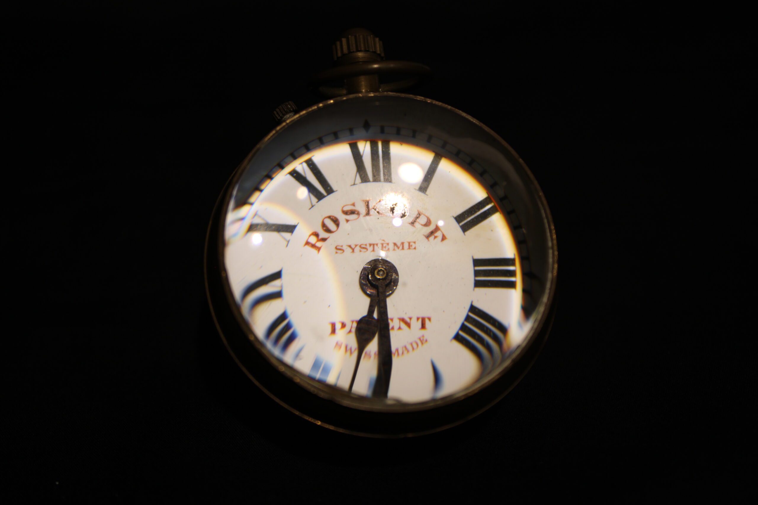 Roskopf Glass Ball or Globe Desk Clock - Image 9