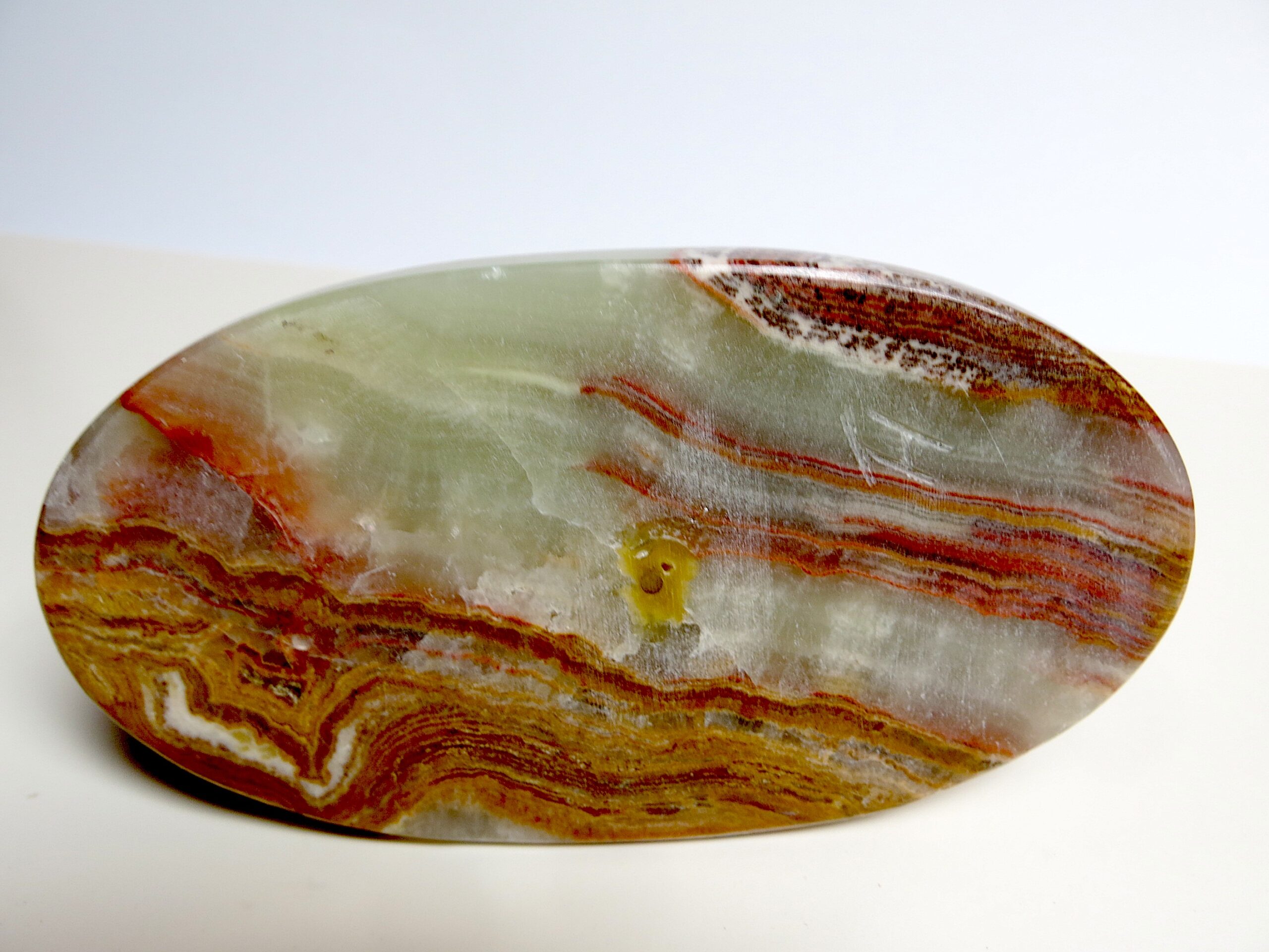 Tom Hayes Navajo Banded Agate Bear Fetish Sculpture - Image 4