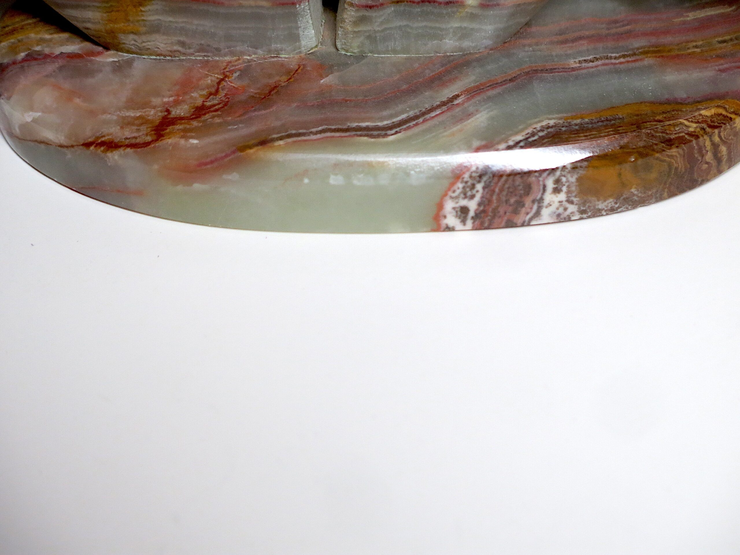 Tom Hayes Navajo Banded Agate Bear Fetish Sculpture - Image 13