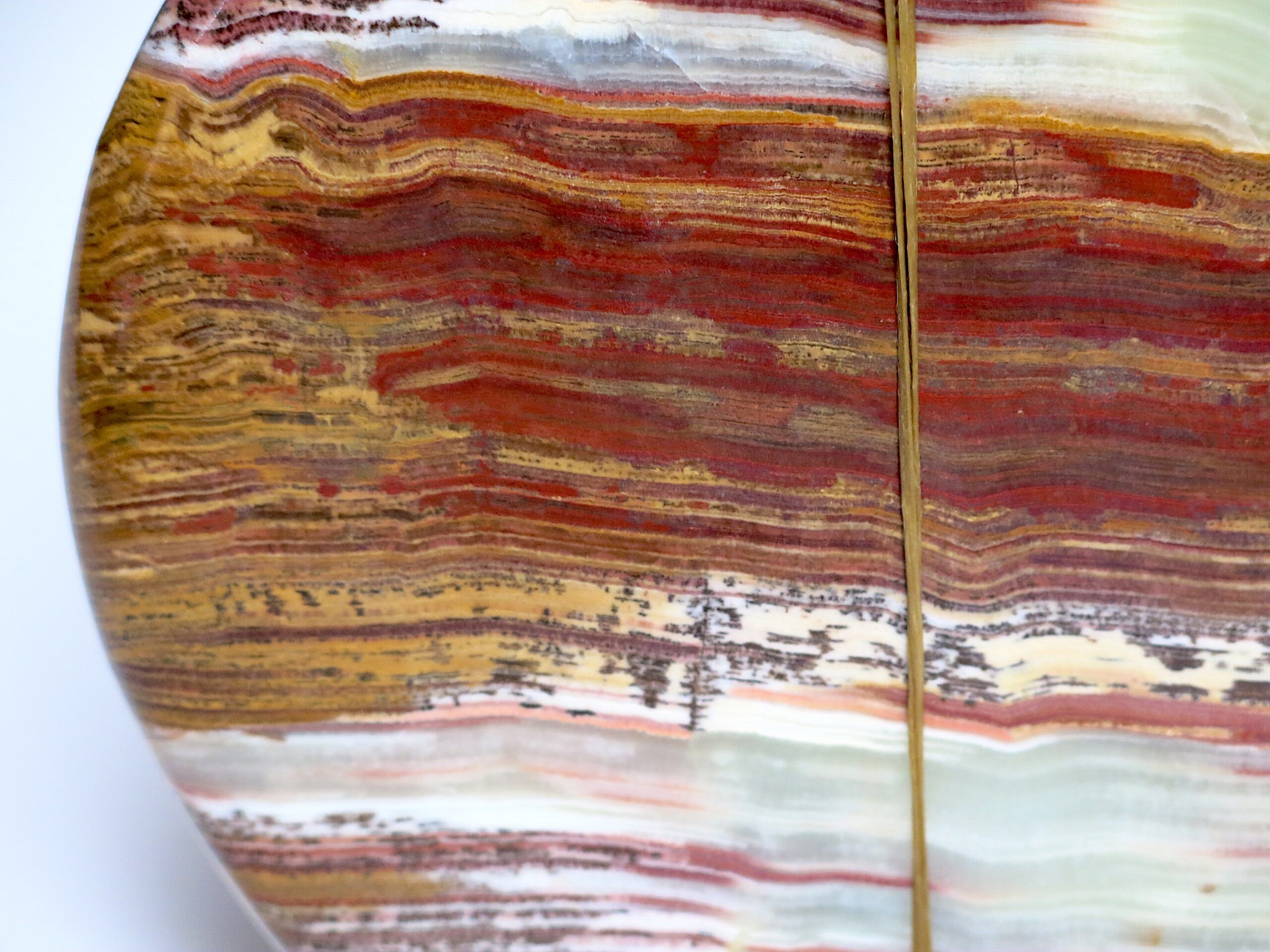 Tom Hayes Navajo Banded Agate Bear Fetish Sculpture - Image 14