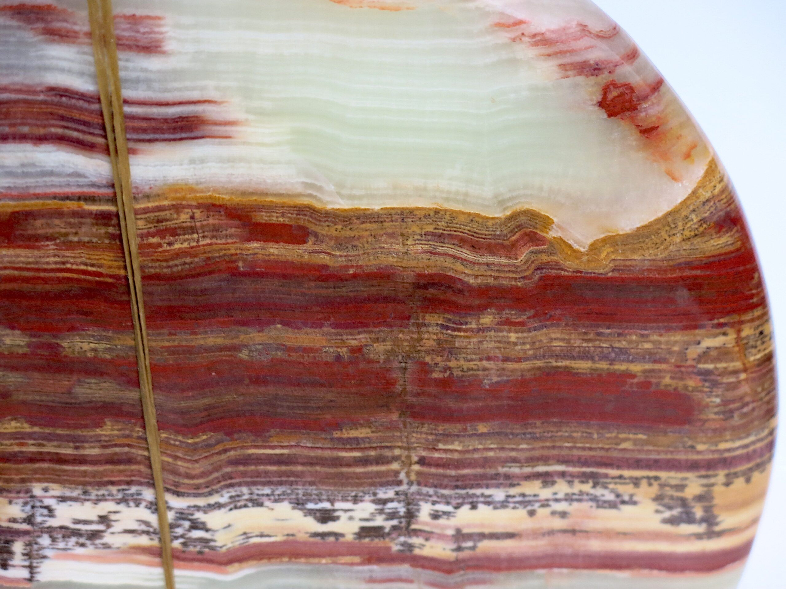 Tom Hayes Navajo Banded Agate Bear Fetish Sculpture - Image 15