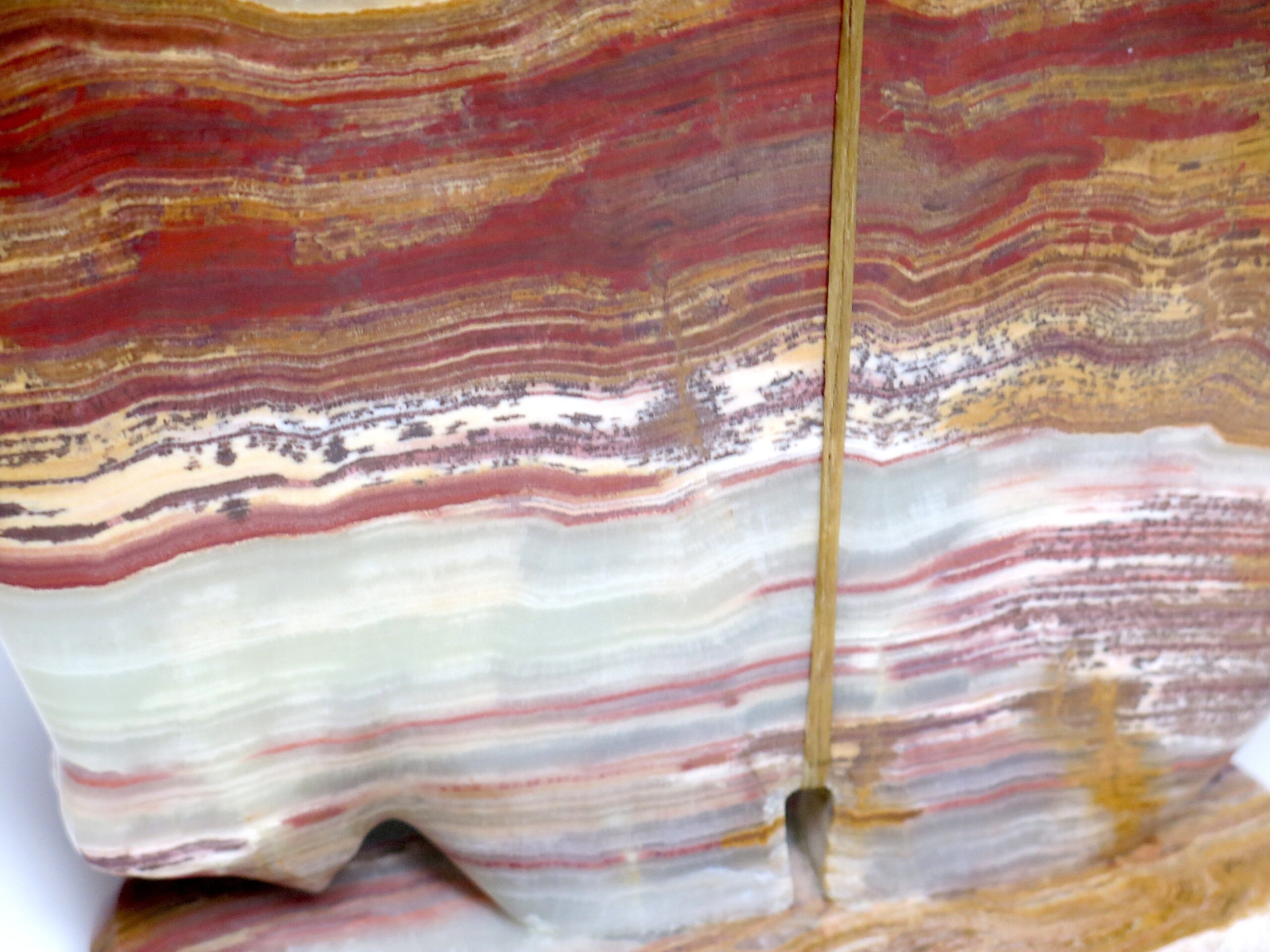 Tom Hayes Navajo Banded Agate Bear Fetish Sculpture - Image 16