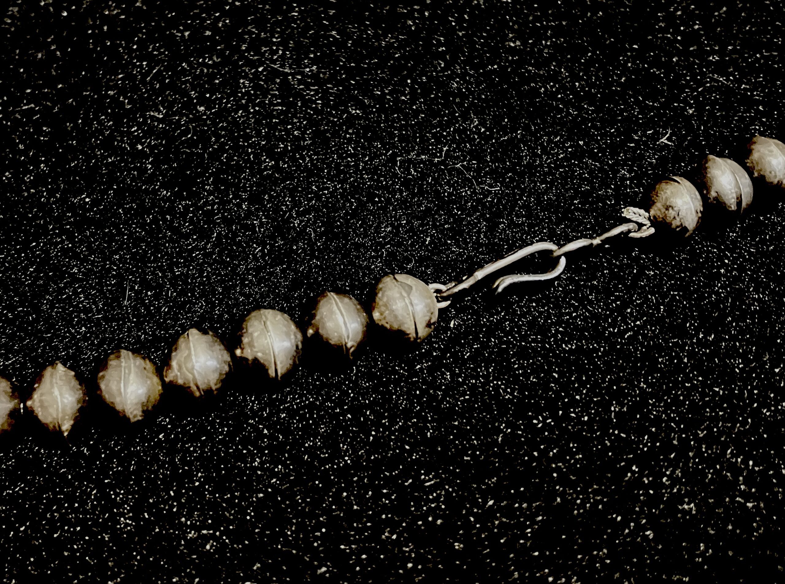 Vintage Native American Squash Blossom Necklace 28" - Image 7